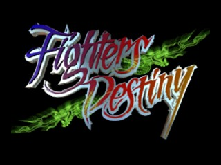 Fighters Destiny (USA) Title Screen